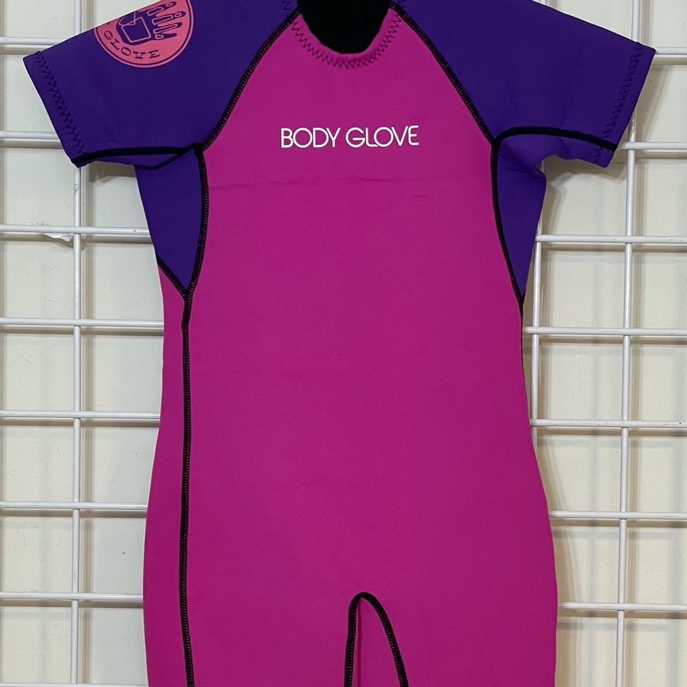 Body Glove Kids Short Sleeve Rashguard - Magenta & Purple